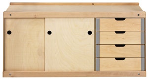 Sjöbergs SJO033374 0042 Unterschrank für Nordic Plus Werkbank