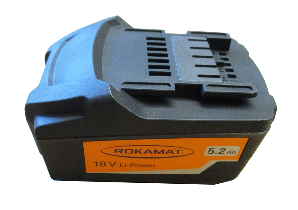 Rokamat 08050 Akku 18 volt 5,2 Ah Li-Ion