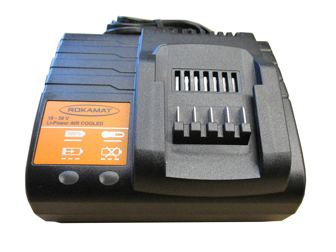 Rokamat 08060 Akkupack- Ladegerät Standard 18-36 V