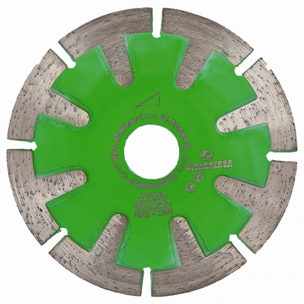Eibenstock 12.323.03 Diamantsägeblatt 115 mm - zum Schneiden von Kurven Loch 22,2 mm