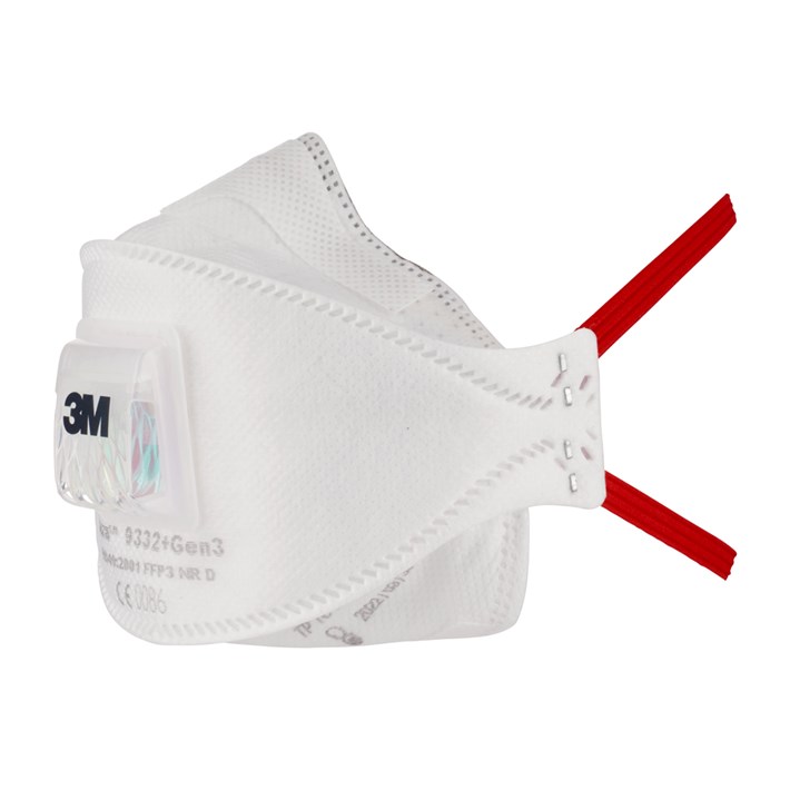 3M 1.21.15.933.30 9332+GEN3 Aura-Staubmasken FPP3 + Ventil 120 Stück