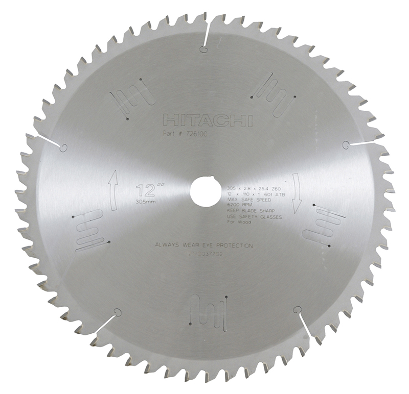 HiKOKI Zubehör 4100023 Kreissägeblatt für Holz 255 x 30, 24 Zähne zur Verwendung mit C10FCB / C10FCH / C10FCH2 / C10FSB / C10FSH / C10RA