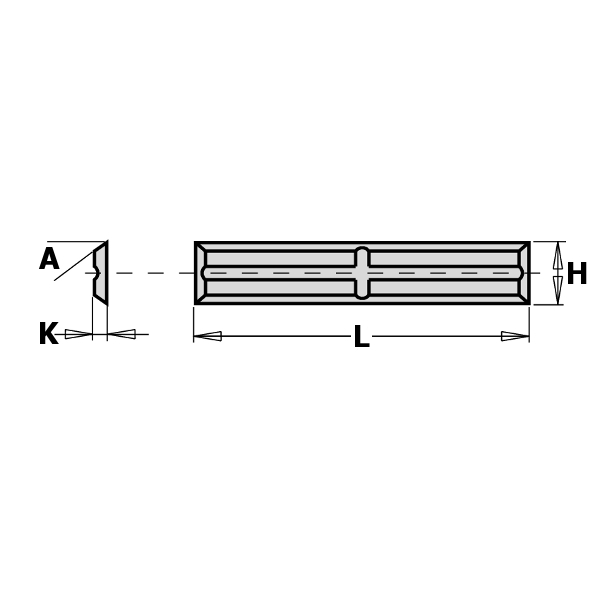 GRN Tools 790.200.01 WPL-Wechselklinge 4-seitig 20 x 4,1 x 1,1 mm 10 Stück