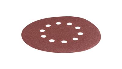 Scheppach 88000220 Schleifblatt für Holz und Farbe Ø 150 mm K180 10 Stück