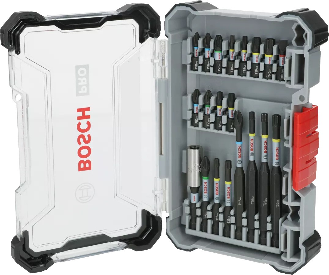Bosch Blau Zubehör 2608521U74 PRO Schlagschrauber-Bit-Satz, 20-teilig