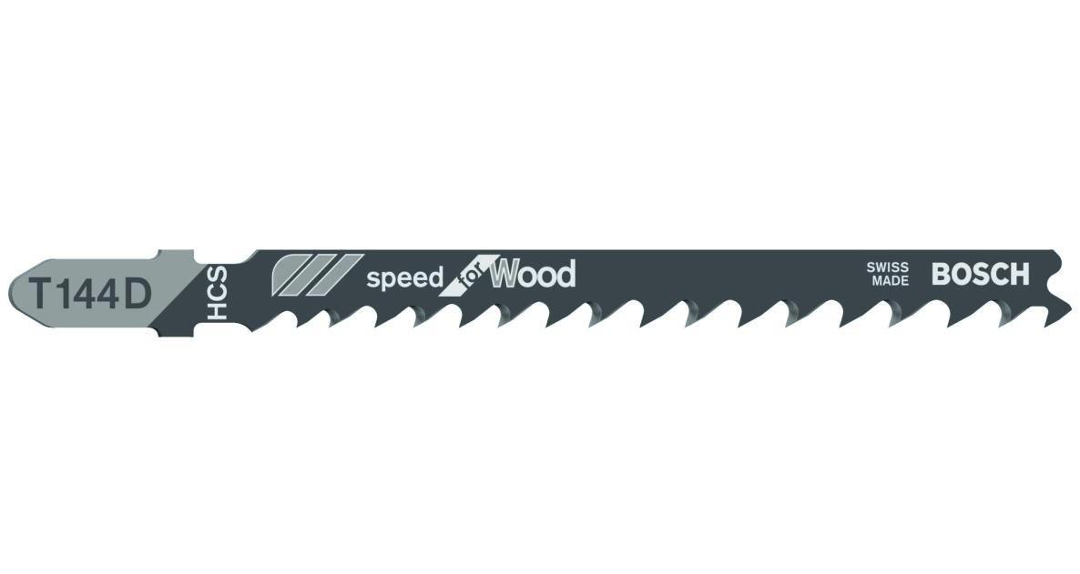 Bosch Blau Zubehör 2608630040 Stichsägeblatt Wood 5 Stk.