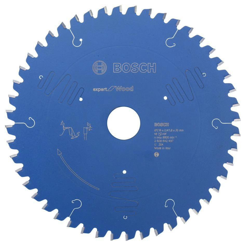 Bosch Blau Zubehör 2608642497 Kreissägeblatt Kreissägeblätter 216x30x48T
