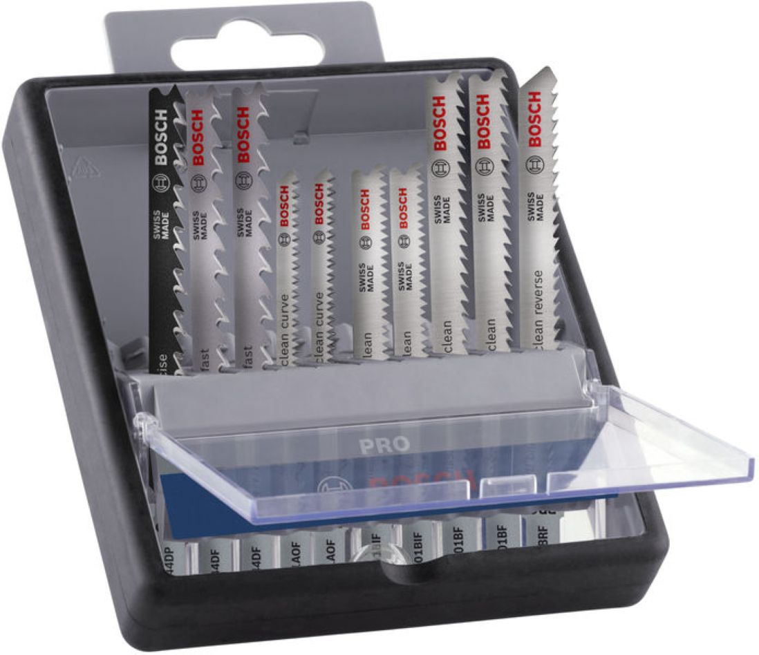 Bosch Blau Zubehör 2607011941 PRO Hartholz- und Laminatstichsägeblatt 83 mm in Robustline-Kassette