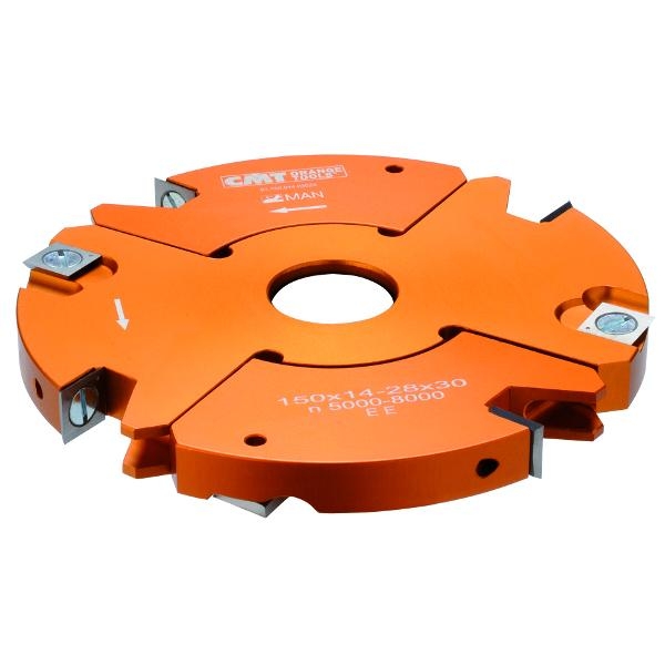 CMT 694.021.30 2-teilige verstellbare Nutenfräse 150x30 mit WPL-Messer