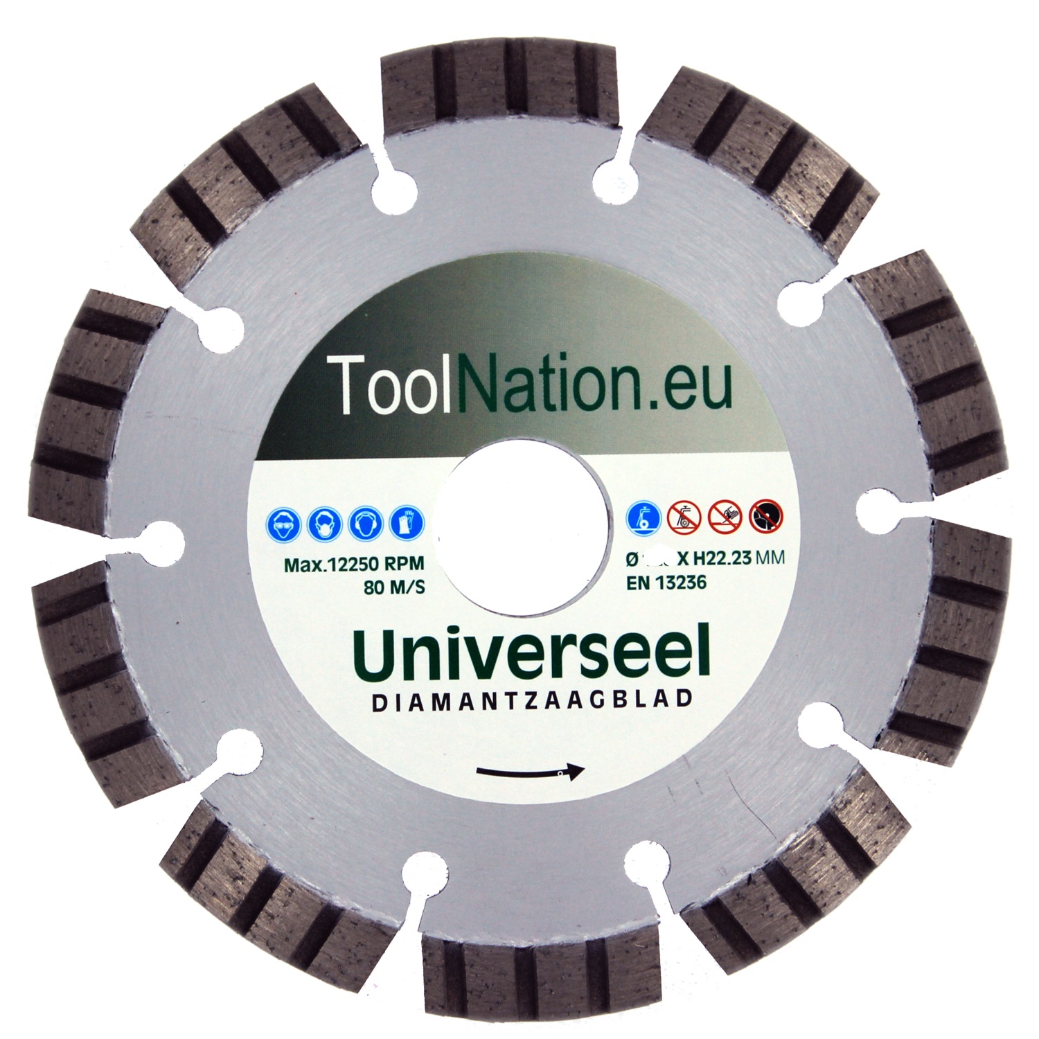 Toolnation CPEP1509TN Diamantscheibe 150 mm UNI