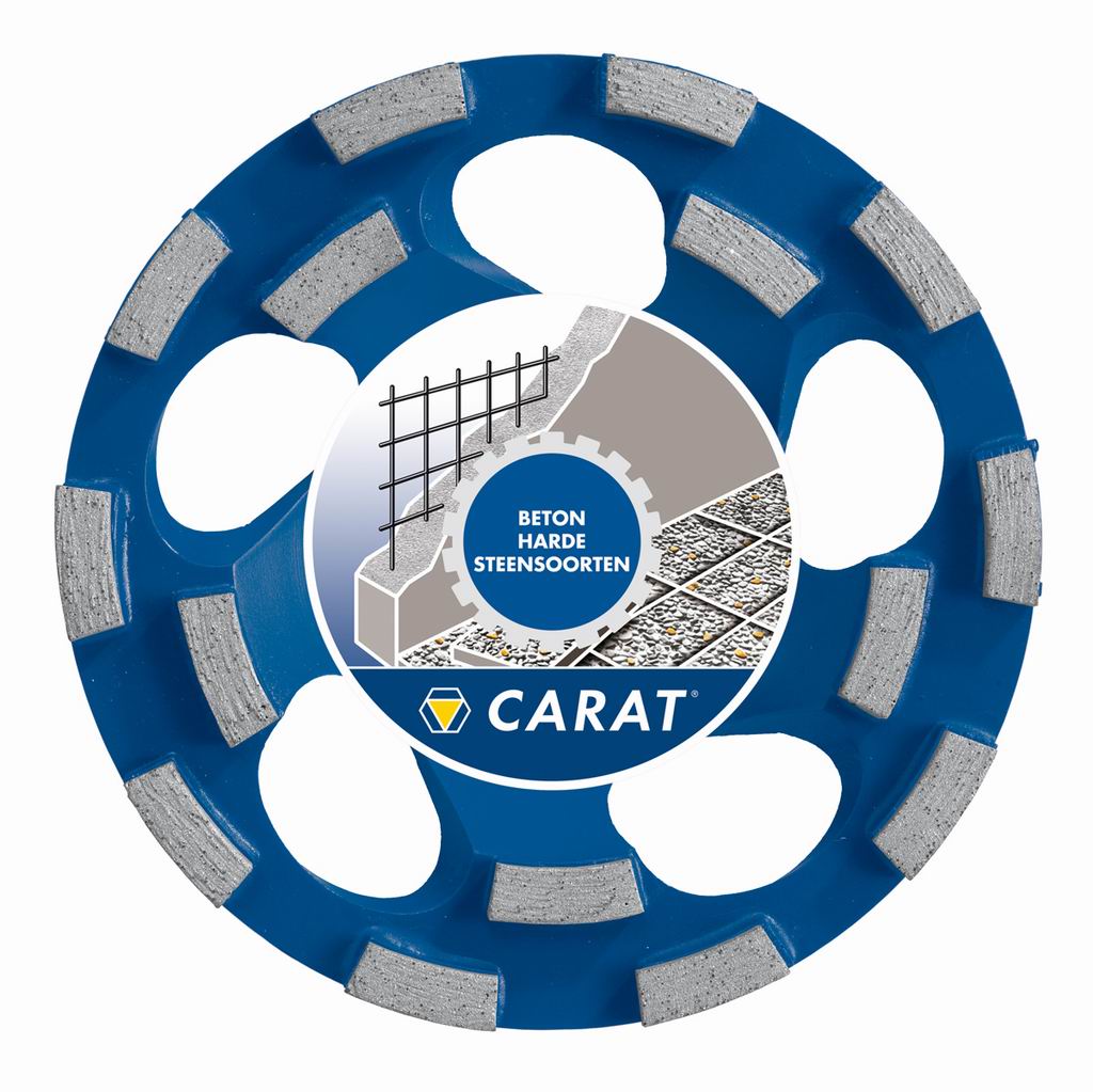 Carat CUBD1253C0 Schleifkopf DUSTEC 125x22,2MM TYP BETON PREMIUM
