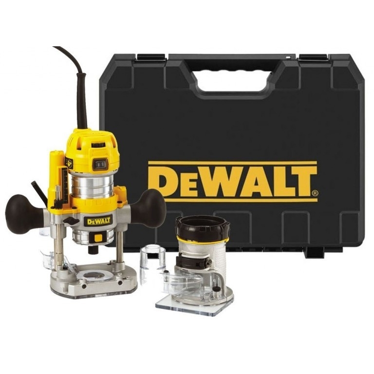 DeWALT D26204K-QS Kombi-Router und Kantenfräse