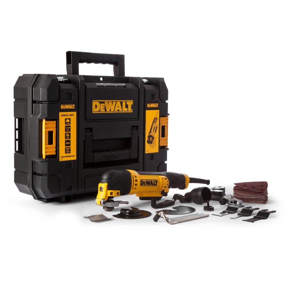 DeWALT DWE315KT-QS Oszillierendes Multifunktions-Werkzeug 300W