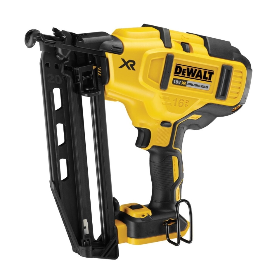 DeWalt DCN660N-XJ 18 V Li-Ionen-Akku Finish Tacker 32-63 mm 16 Gauge Bürstenlos