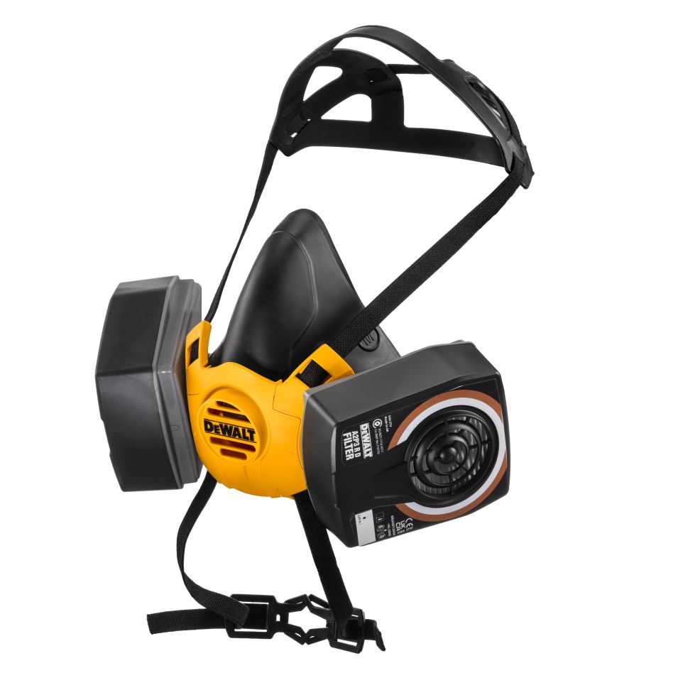 DeWalt Zubehör DXIR1HMMA2P3 Leichte Halbmaske mit A2P3-Filtern - Größe M
