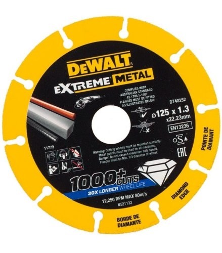DeWALT Zubehör DT40252-QZ Diamanttrennscheibe 125x1.3mm