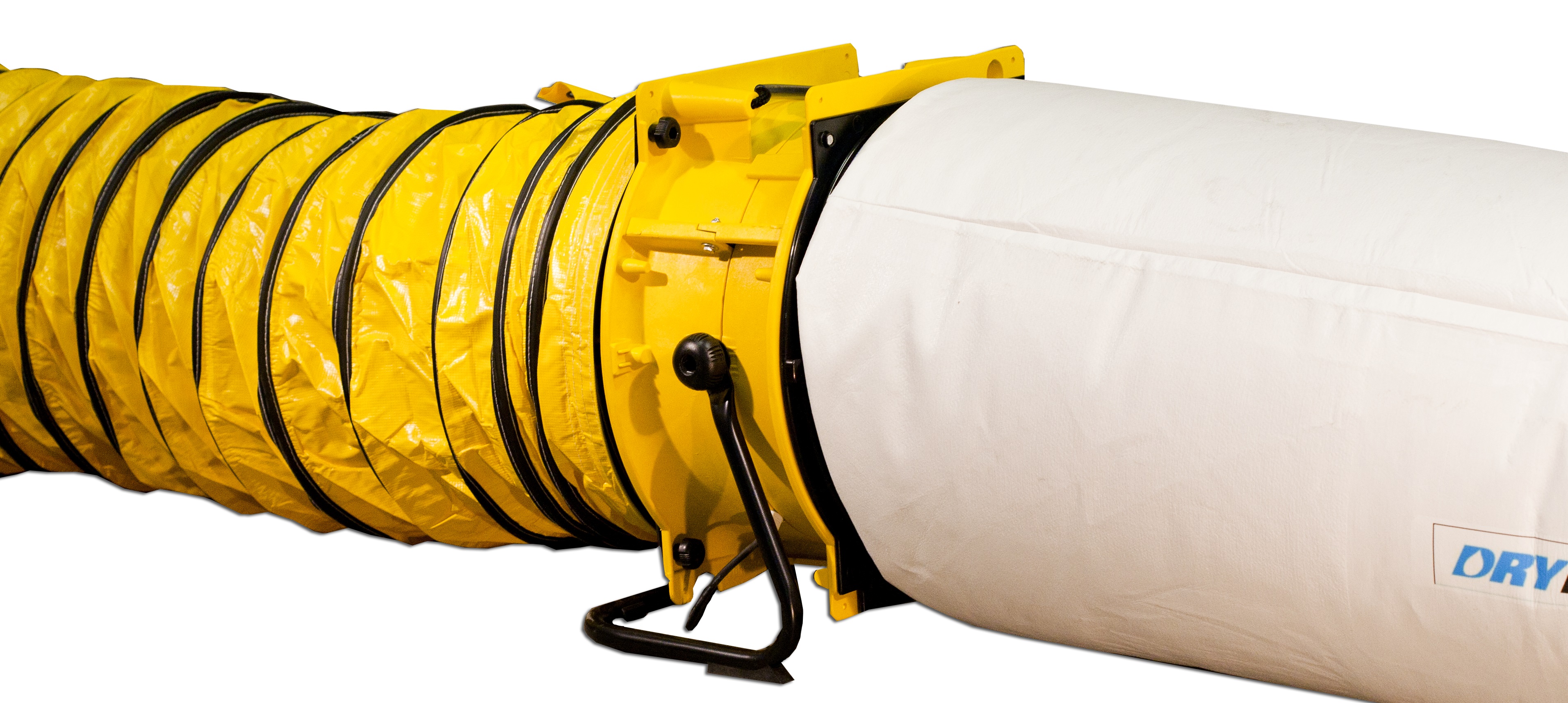 Dryfast DFV4500HPLSAU Axialventilator mit 2 Adaptern, 1 Staubbeutel und 1 Lufttransportschlauch 10 Meter