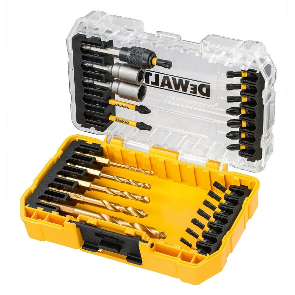 DeWalt Zubehör DT70735T-QZ Bohrer Bit Set 25-teilig FlexTorq Tough Case