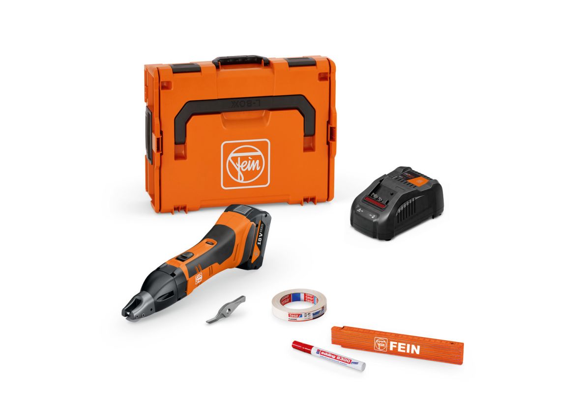 Fein 71300563000 ABSS 18 1.6 E AS Akku-Fräser Grundausstattung bis 1,6 mm 1x 18V 5.0Ah Akku und Ladegerät im L-BOXX Koffer