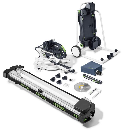 Festool 578755 KSC 60 EB-Basic-Set-UG Akku-Kappsäge-Set + Kreissägeblatt 216 mm, ohne Akku und Ladegerät, im Systainer