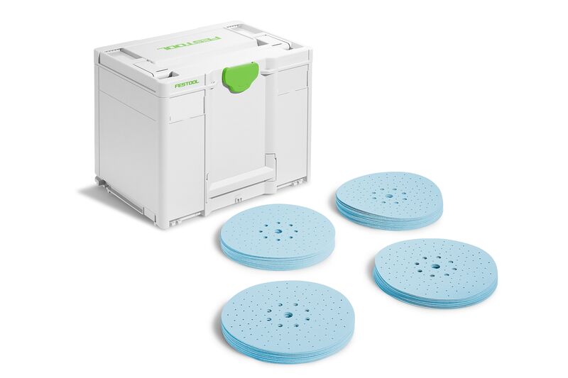 Festool Zubehör 578281 Schleifmittel-Systainer³ SYS-STF D225 GR-Set Granat