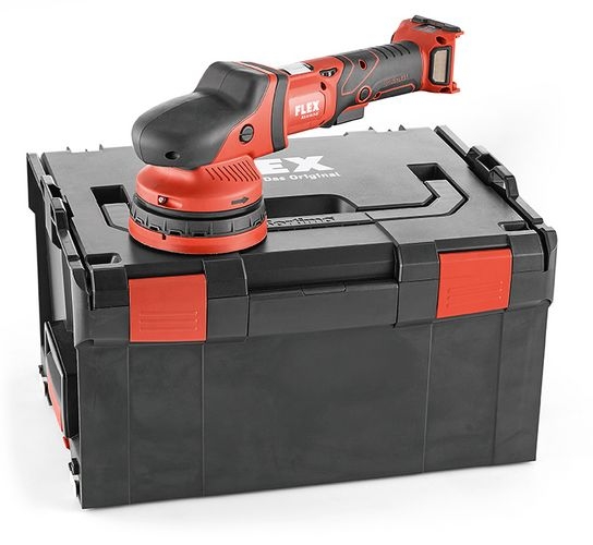 Flex-tools 459070 XCE 8 125 18.0-EC Akku-Exzenterpolierer mit Zwangsantrieb 18,0 V