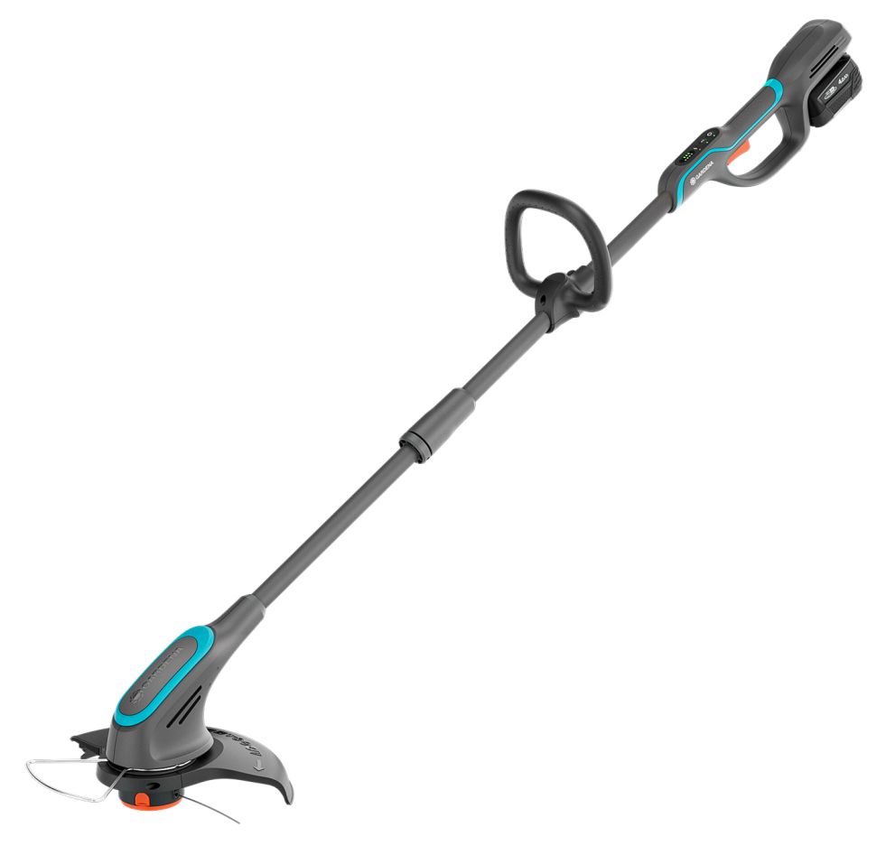 Gardena 14703-20 PowerTrim 30/18V P4A Set Accu Grastrimmer 1x 18V 4.0Ah Akku und Ladegerät 30 cm Schnittbreite