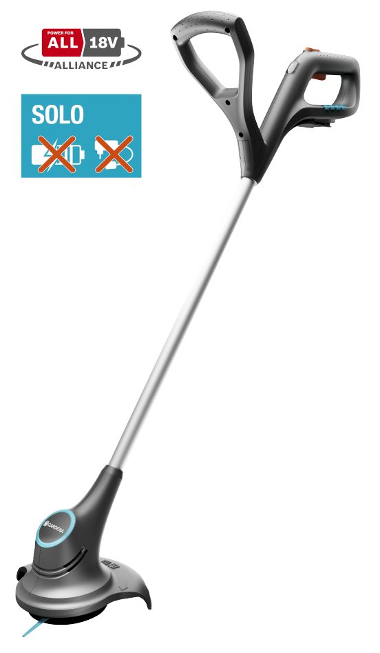 Gardena 14702-55 SmallCut 23/18V P4A solo Accu Grastrimmer 23 cm Schnittbreite exkl. Akku und Ladegerät