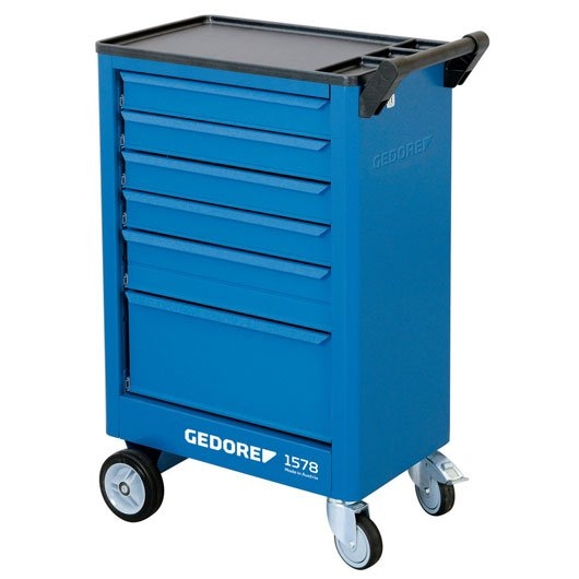 Gedore 9018140 Werkzeugwagen mit 6 Schubladen B 480 x T 325 mm