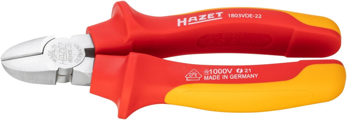Hazet 1803VDE-22 Seitenschneider, isoliert, L&auml;nge 160 mm