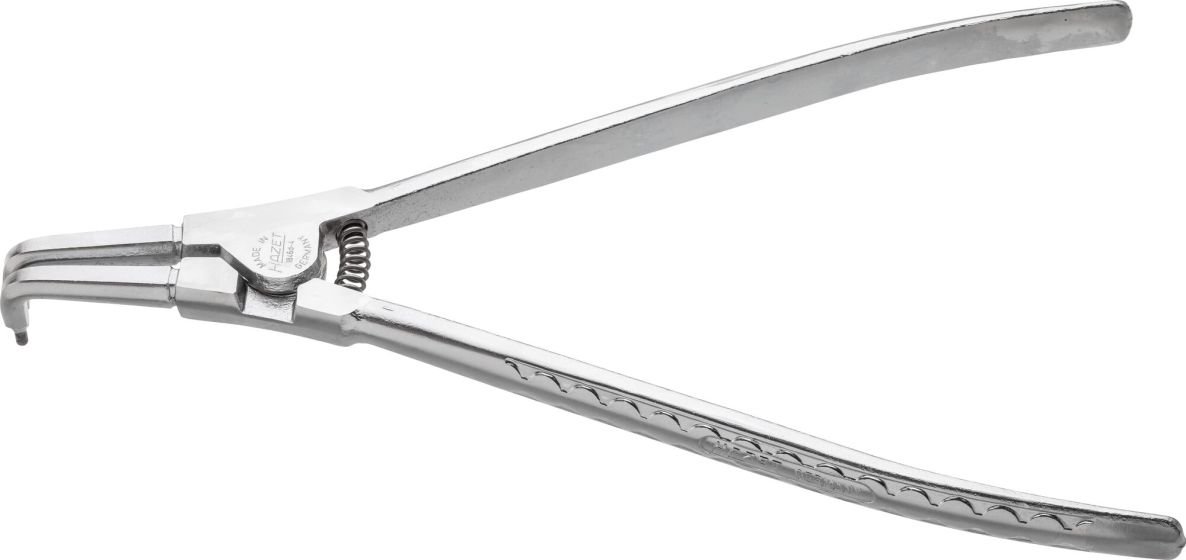 Hazet 1846D-4 Zange für Sicherungsringe, Länge 310 mm, für Sicherungsringe mit einem Außendurchmesser von 85–140 mm, gebogen