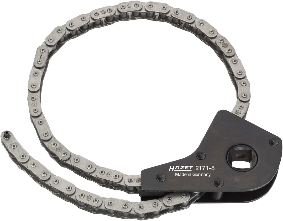 Hazet 2171-8 Ölfilterkette 1/2" quadratisch, hohl, 50 – 150 mm