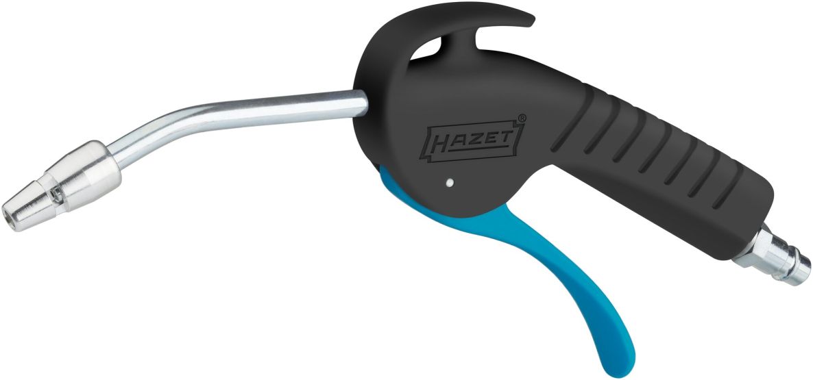 Hazet 9040P-4 Blaspistole 100 mm mit Venturi-Düse und gebogenem Rohr, Länge 265 mm