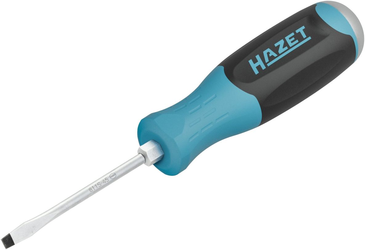 Hazet 811S-45 Schraubendreher mit Schlitzprofil SW 0,8 x 4,5 mm