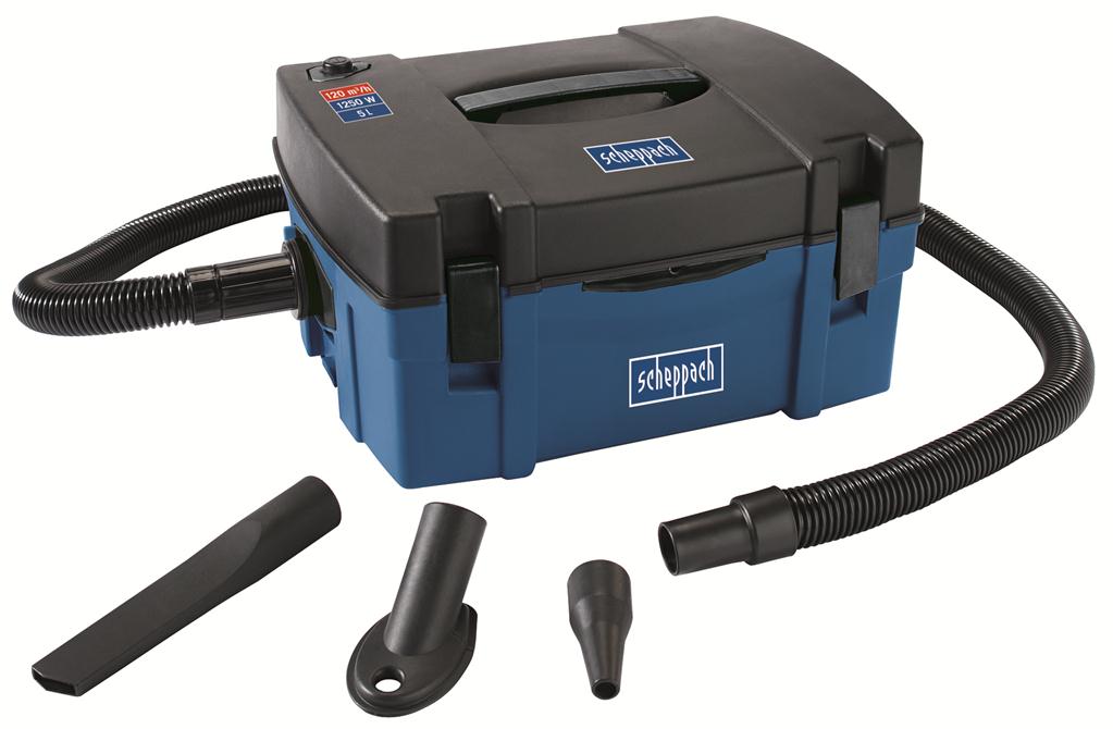 Scheppach 5906301901 HD2P Tragbarer Koffer-Staubsauger 1250W