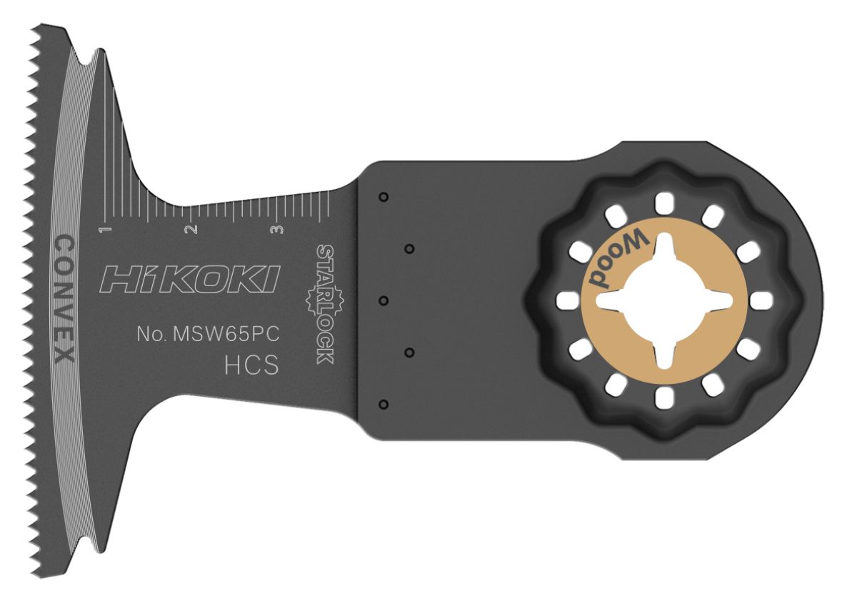 HiKOKI Zubehör 782738 Multitool Klinge Holz HCS STARLOCK MSW65PC