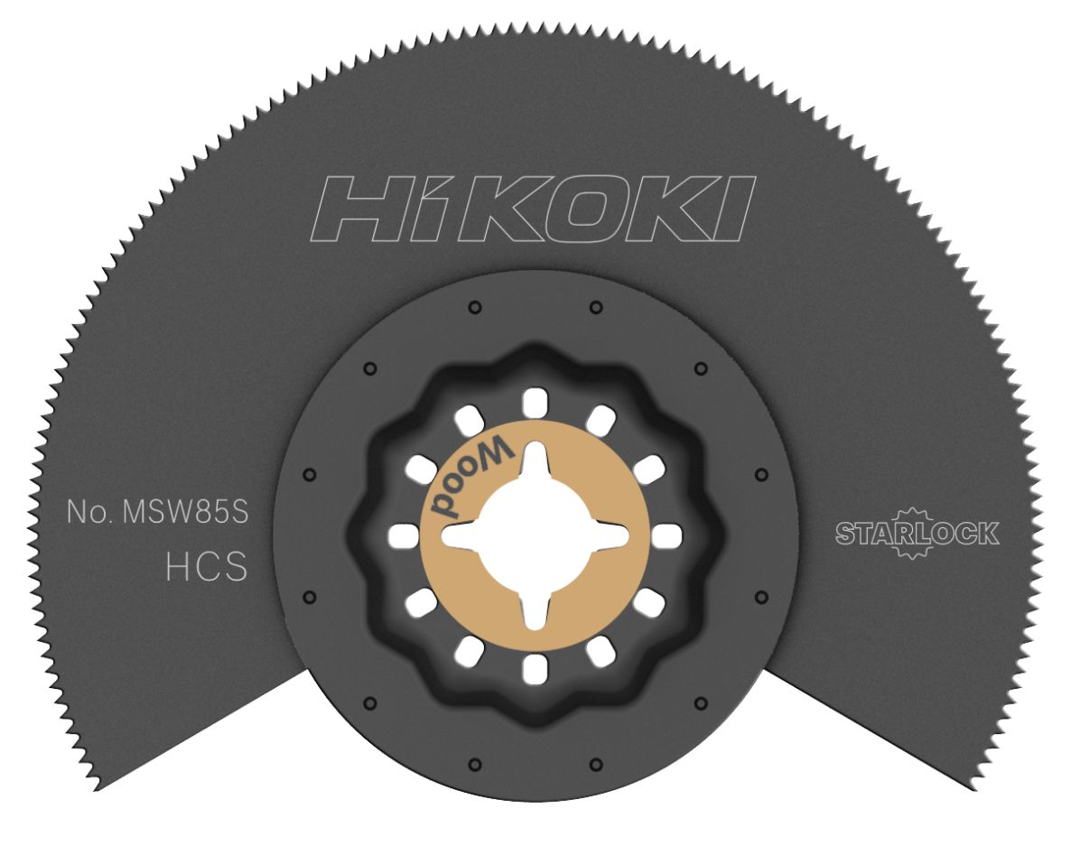 HiKOKI Zubehör 782741 Multitool-Klinge Holz HCS STARLOCK MSW85S