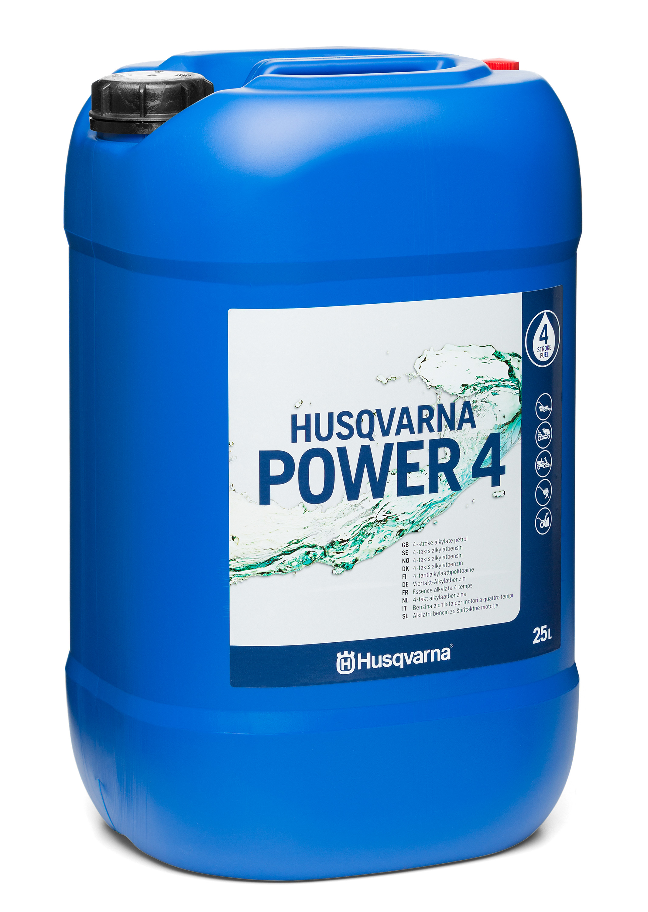 Husqvarna 583955902 FUEL 4T Power 4 4-Takt Kraftstoff Alkylatbenzin 25 Kanister