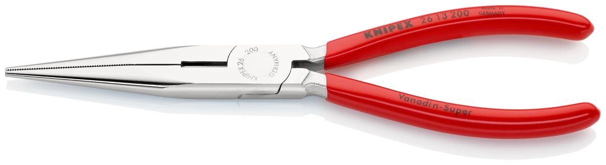 Knipex 26 13 200 Flachzange mit Seitenschneider 200 mm