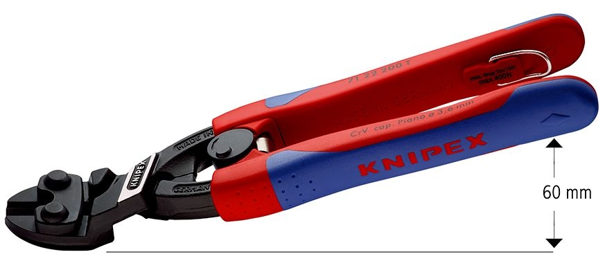 Knipex 71 22 200 T BK CoBolt® Bolzenschneider 200 mm