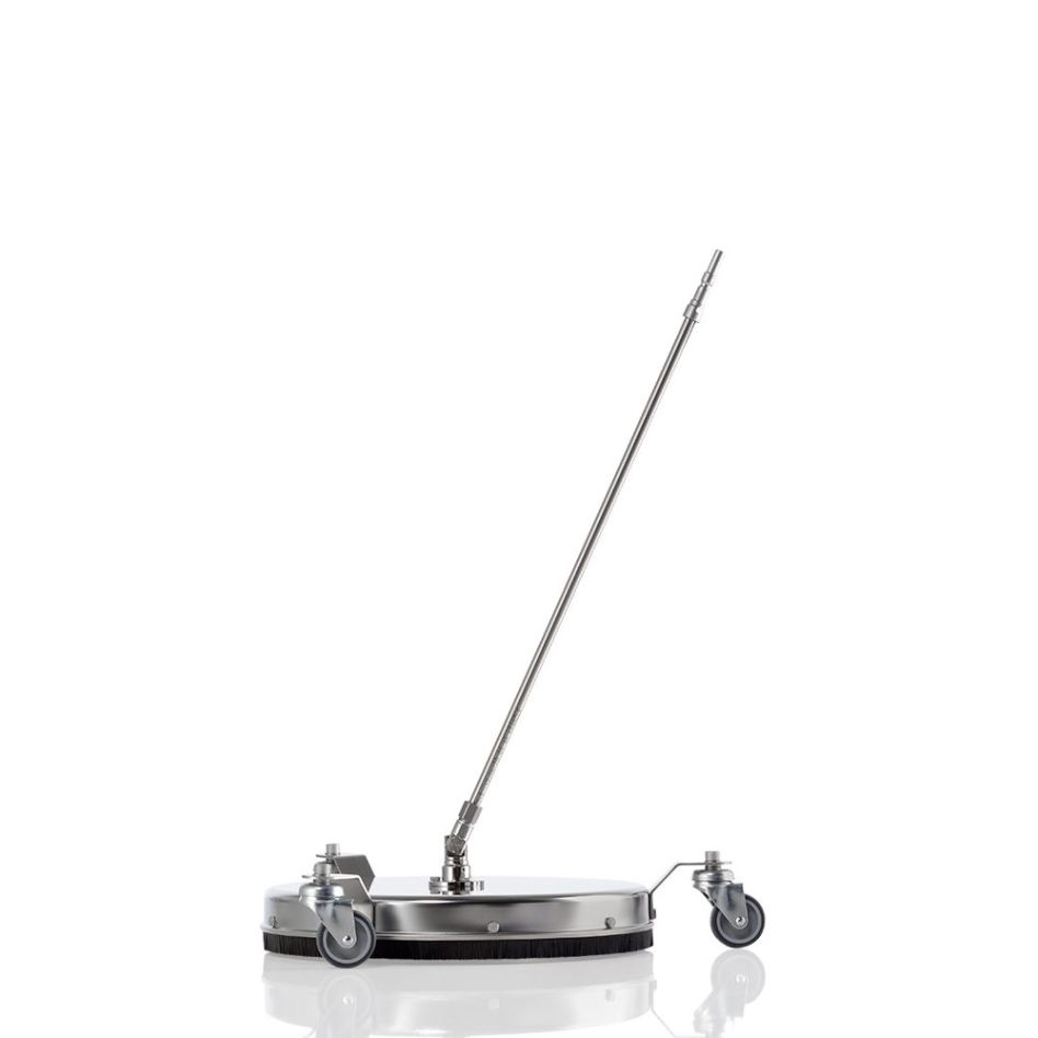 Kränzle Zubehör 41814 Roundcleaner INOX 410 mm Bodenreiniger mit D12 Schnellkupplung und Düse 045