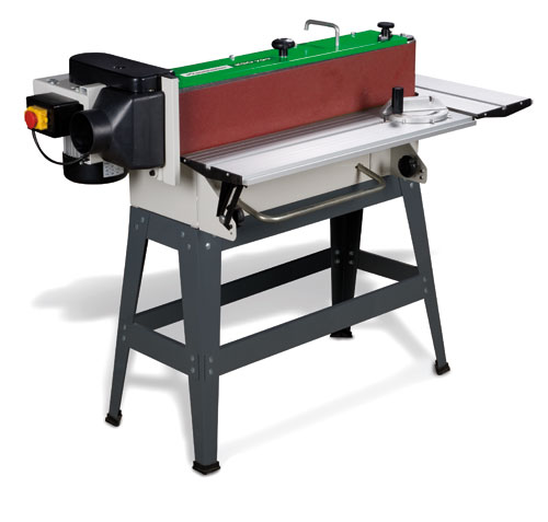 Holzstar 715900791 KSO790 Bandschleifmaschine mit langer Arbeitsfläche und stabilen Tischen 230V