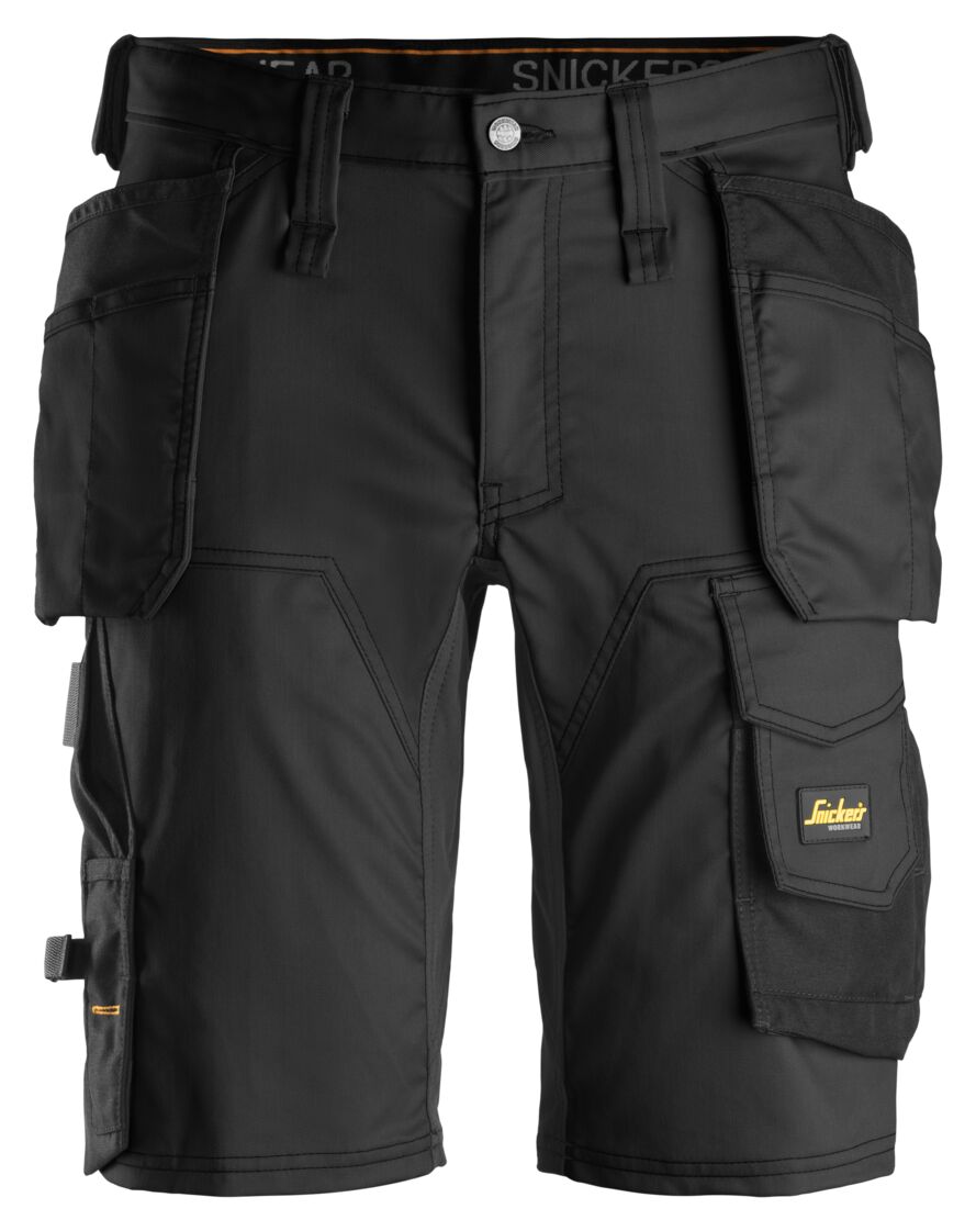 Snickers Workwear 6141 All-roundWork, kurze Stretch-Hose mit Holstertaschen