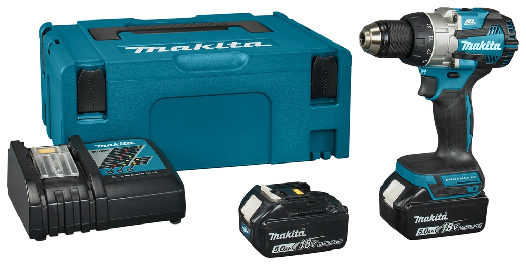 Makita DDF489RTJ Akku-Bohrschrauber 18V 5.0Ah Li-Ion in Mbox