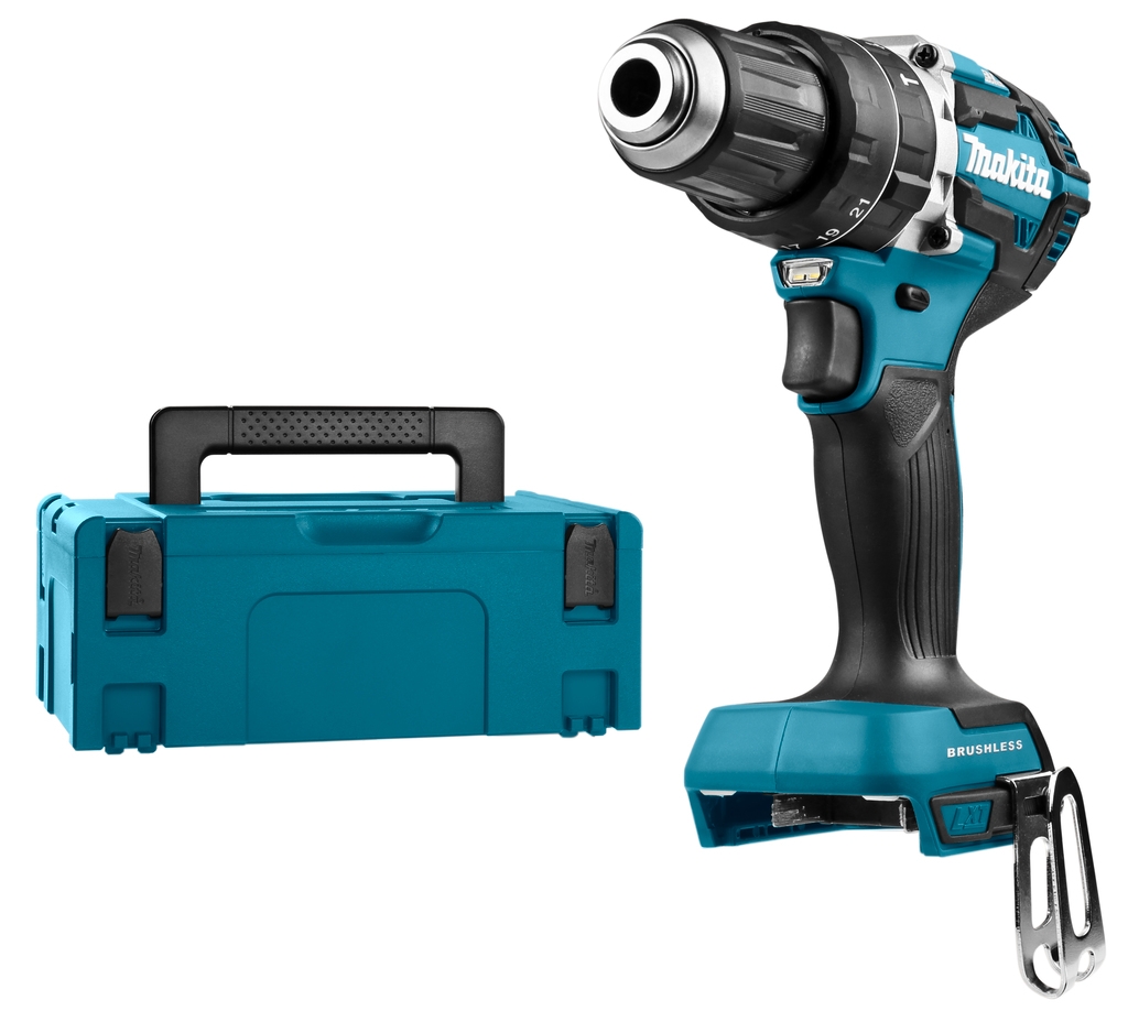 Makita DHP484ZJ Akku-Schlagbohrschrauber 18 Volt Ohne Akku und Ladegerät