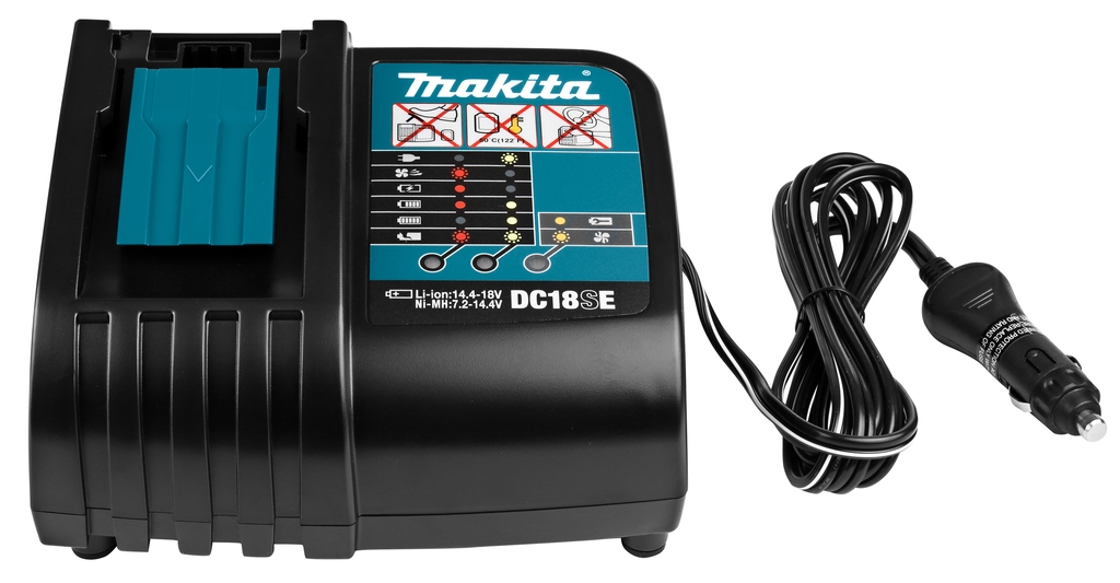 Makita Zubehör 194621-9 DC18SE Autoladegerät 9,6-18 Volt Li-ion/Ni-MH Slide