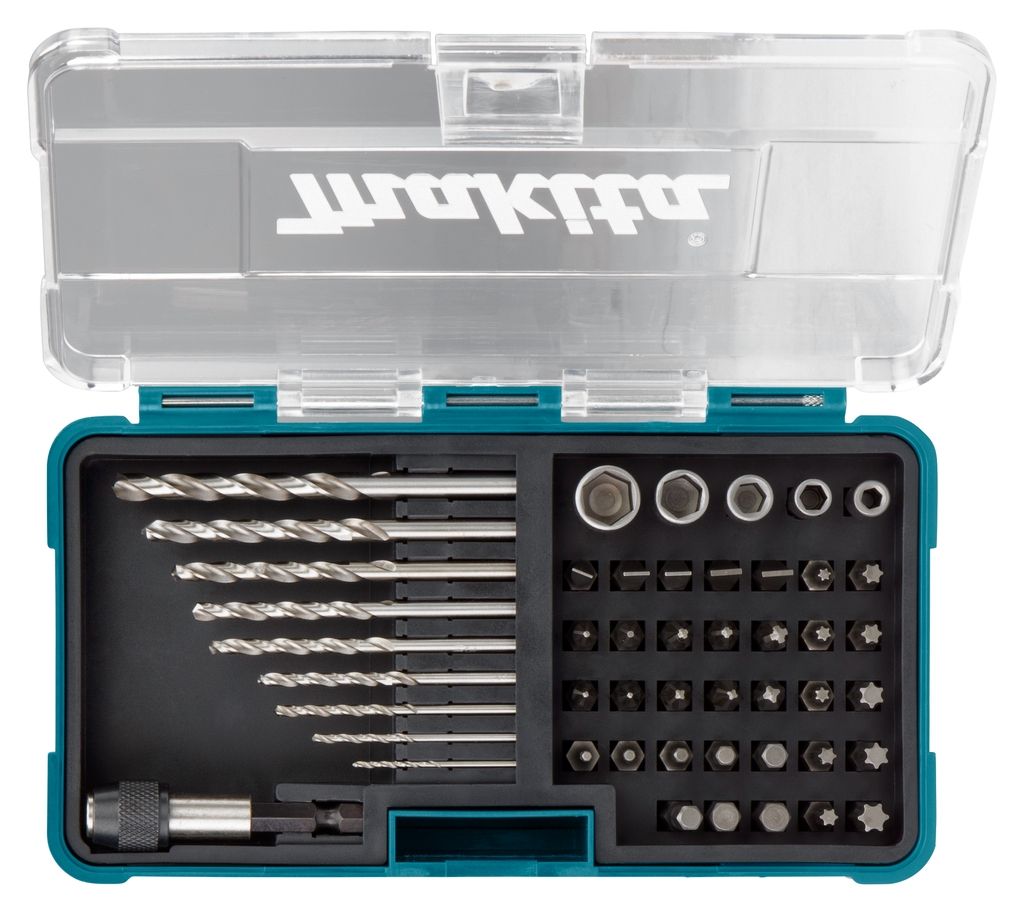 Makita Zubehör B-36192 Bohrer-/Steckschlüssel-/Schrauben-Bit-Satz 48-teilig
