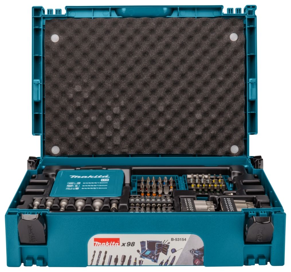 Makita Zubehör B-53154 Bohrer/Schrauber-Bit-Satz 98 Teilig in Mbox1