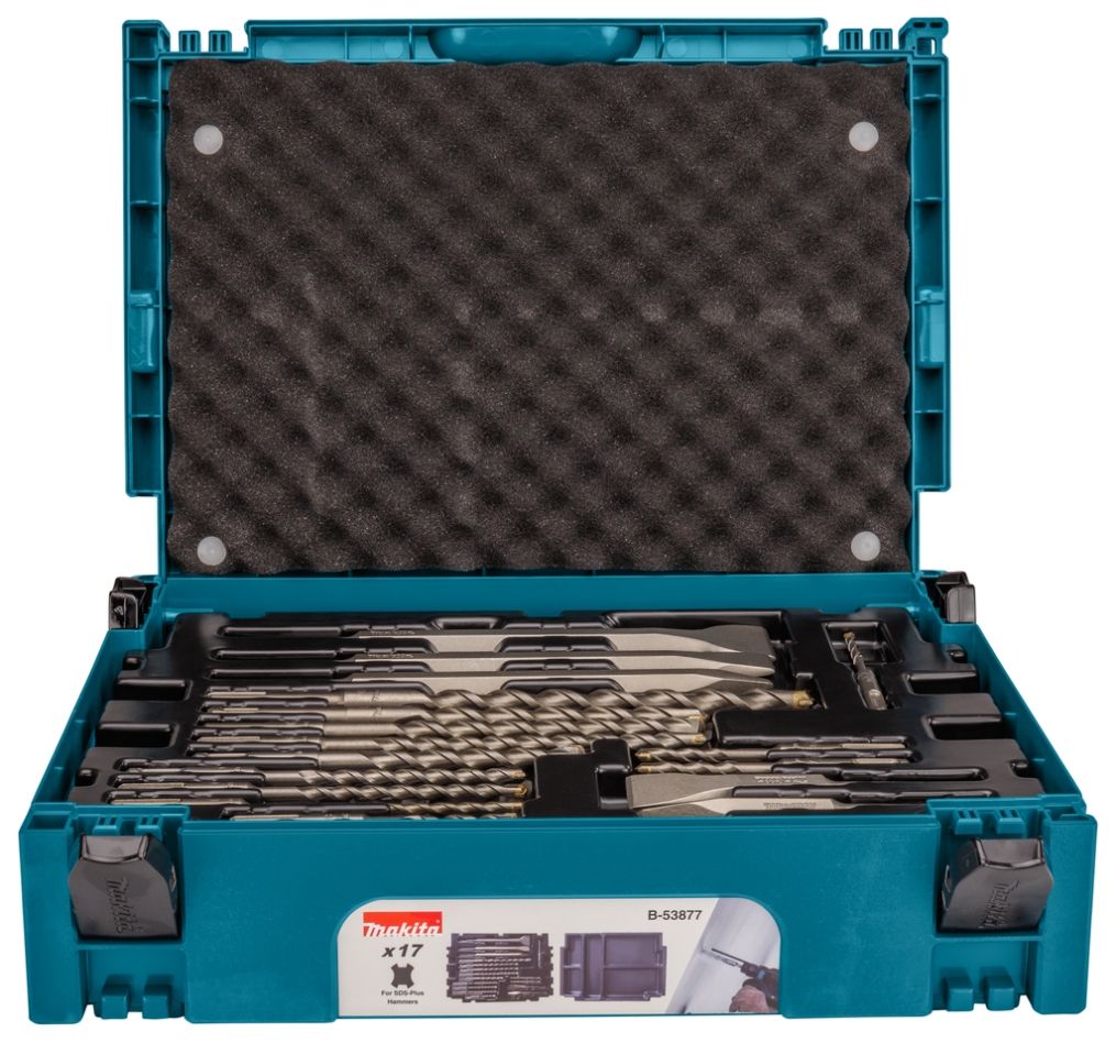 Makita Zubehör B-53877 Bohrerset SDS-PLUS 17-teilig in Mbox1