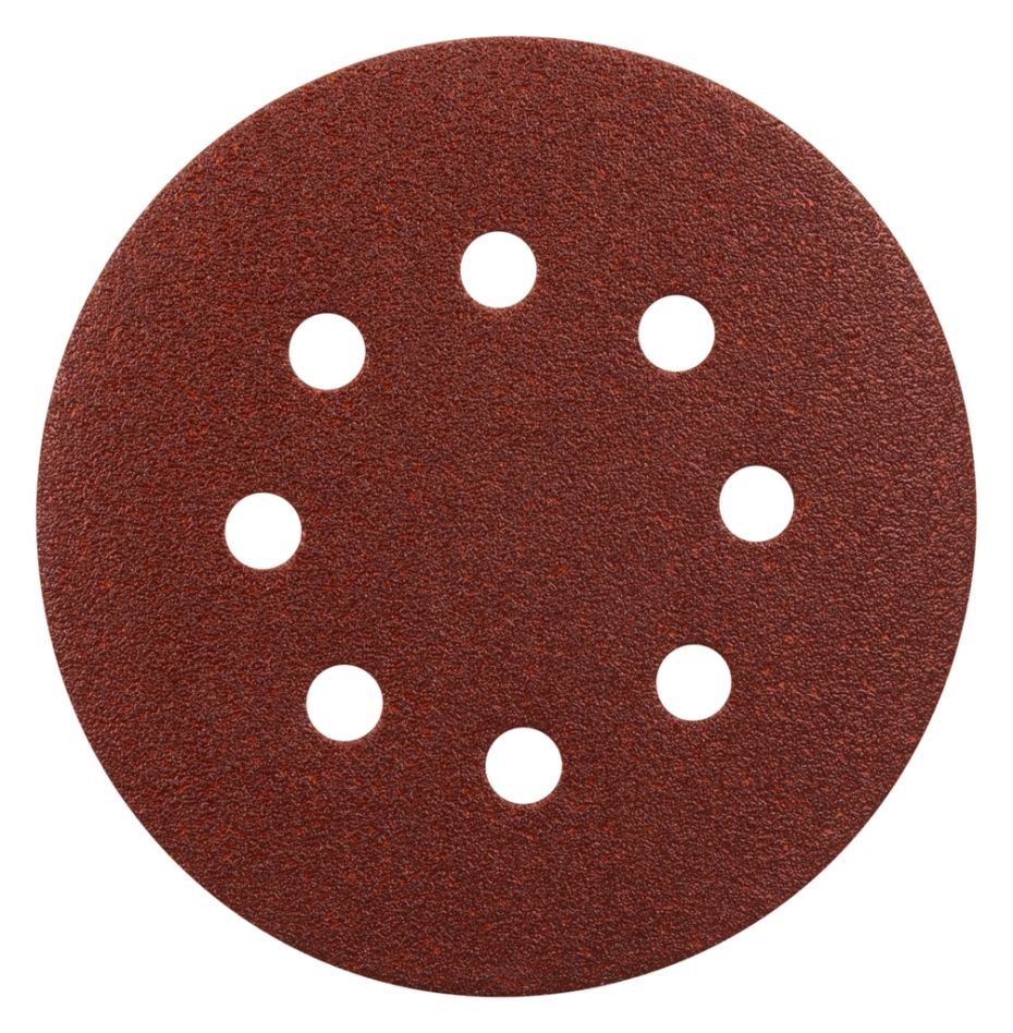 Makita Zubehör P-43555 Schleifpapier 125 mm Korn 80 ROT 10 Stück